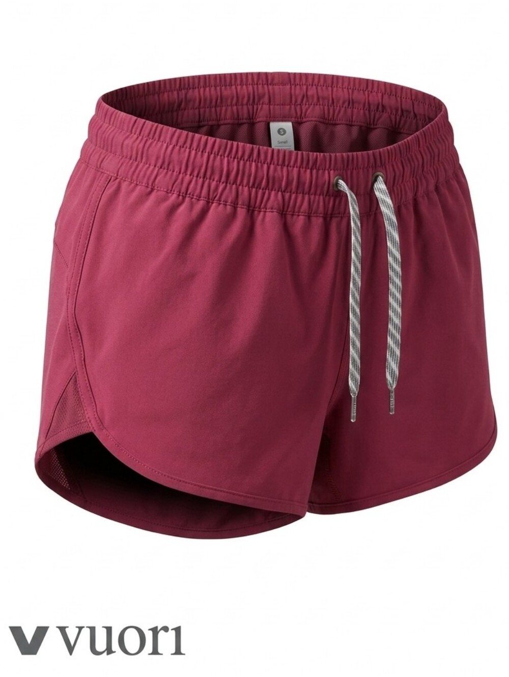 Vuori Women's Athletic Shorts in Berry Plum